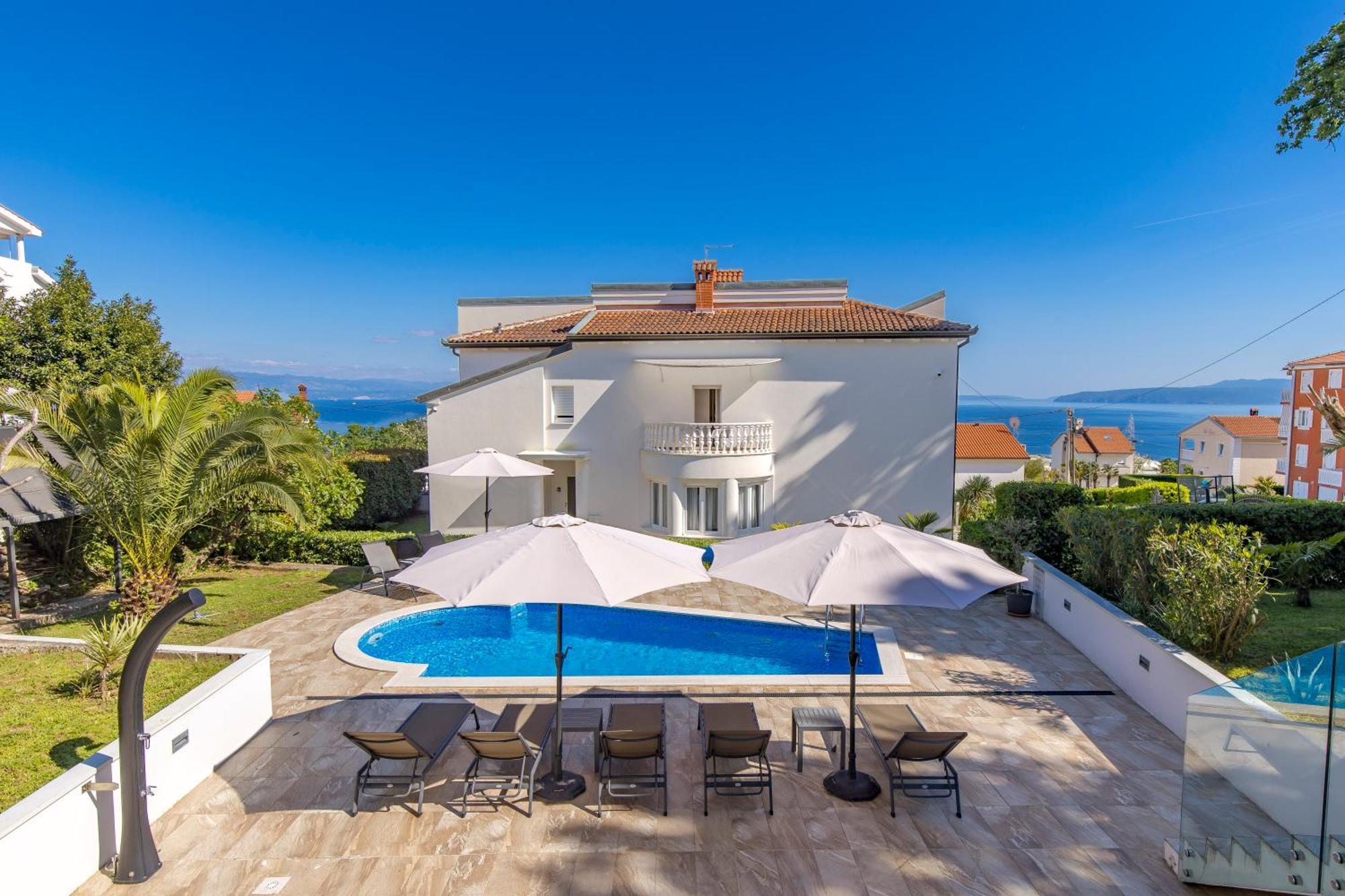 Villa Garden Apartment With Pool Opatija Dış mekan fotoğraf
