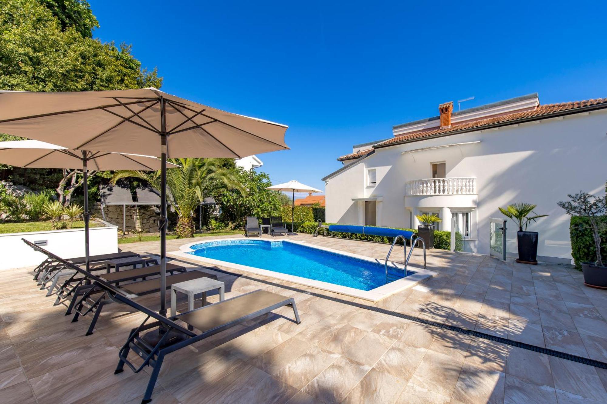 Villa Garden Apartment With Pool Opatija Dış mekan fotoğraf