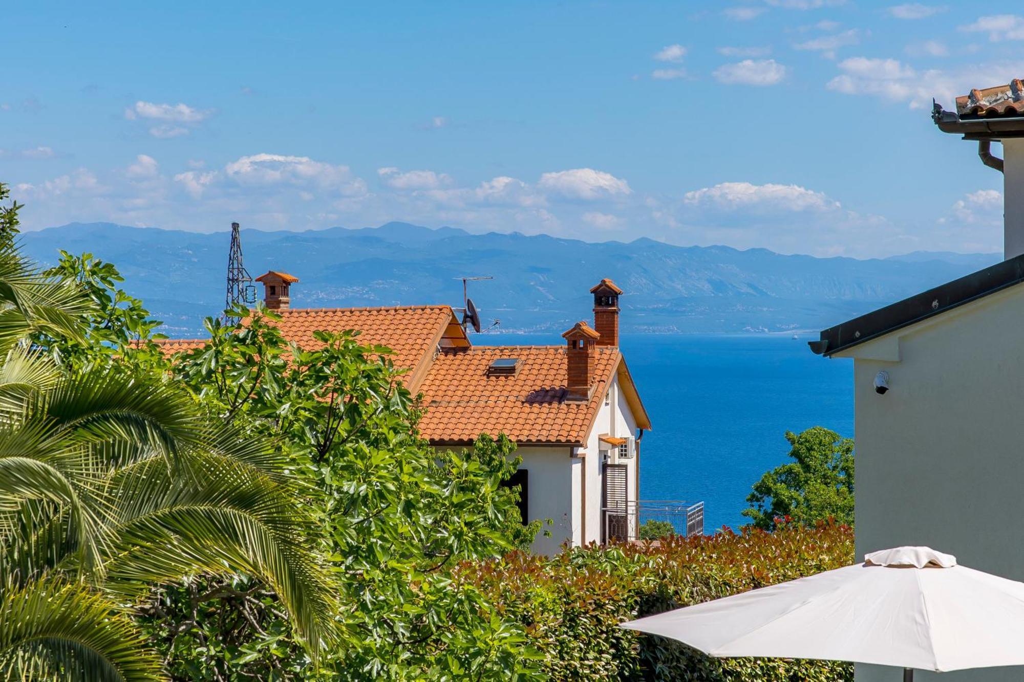 Villa Garden Apartment With Pool Opatija Dış mekan fotoğraf