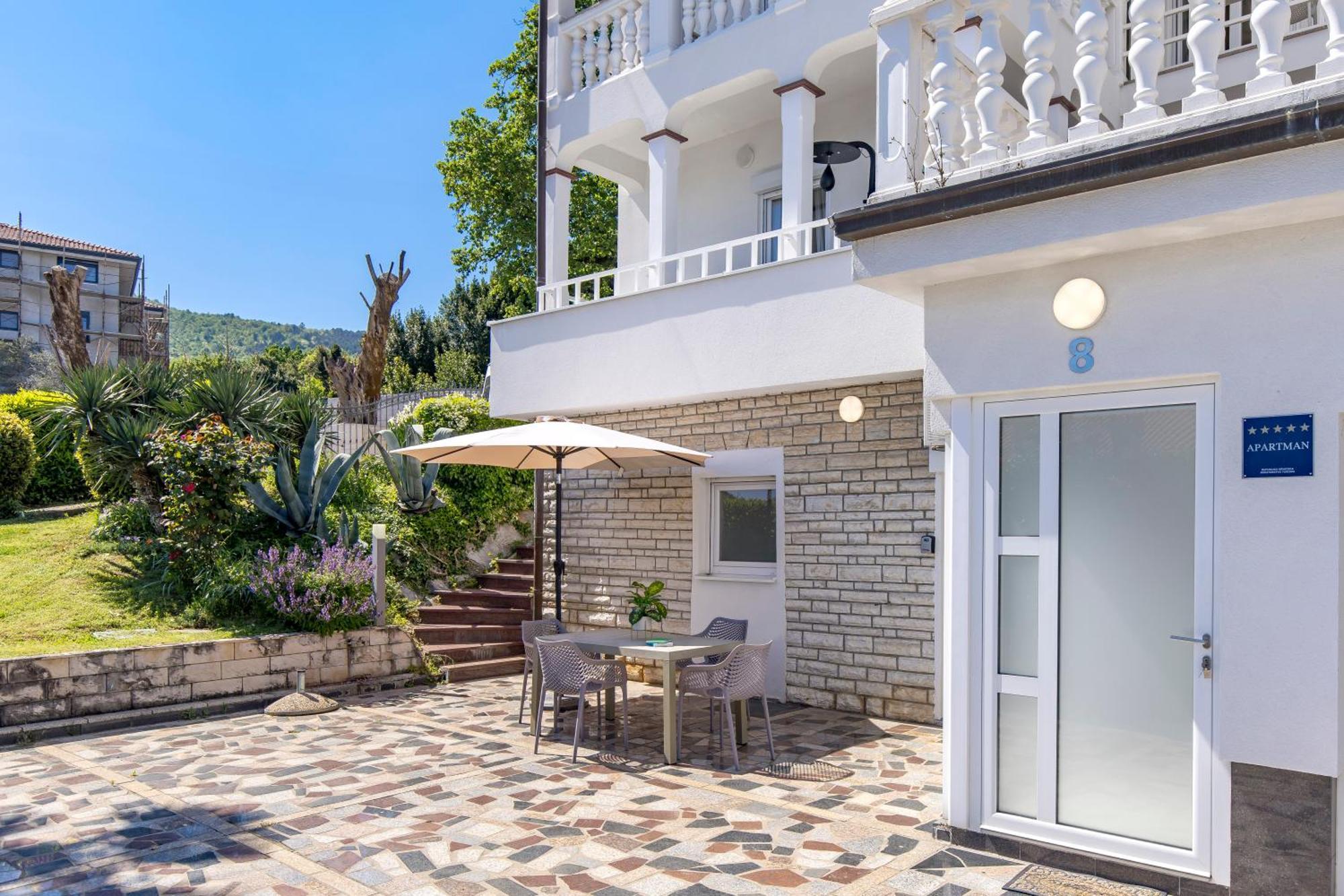 Villa Garden Apartment With Pool Opatija Dış mekan fotoğraf