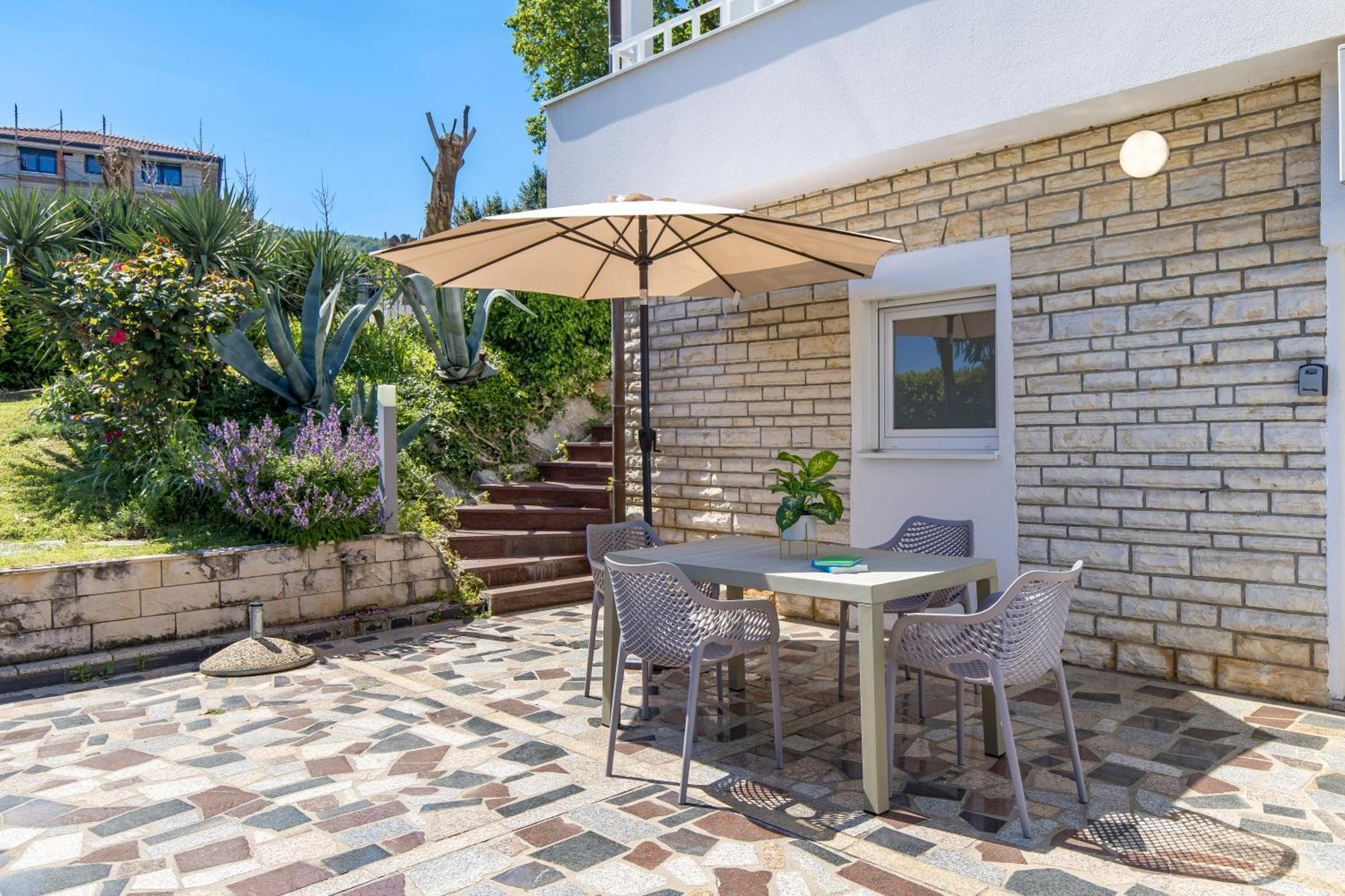 Villa Garden Apartment With Pool Opatija Dış mekan fotoğraf